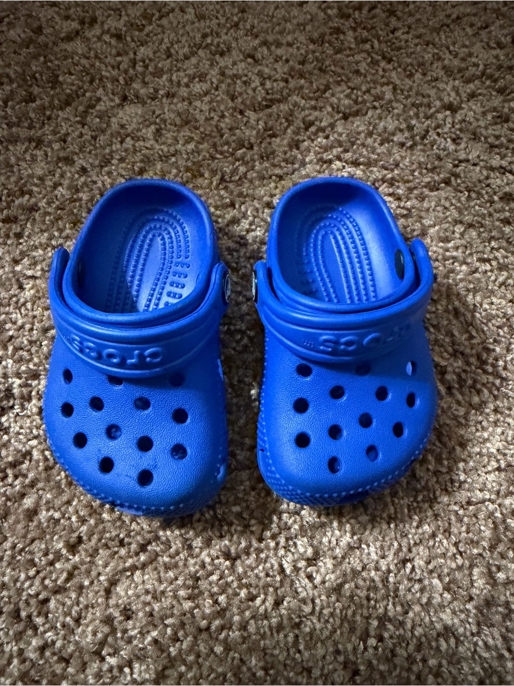 CROCS Kids Classic Clogs in Royal Blue